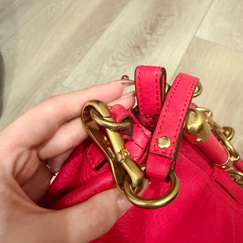 桃色coach托特包-10