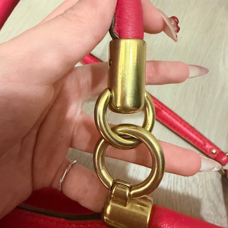 桃色coach托特包-12