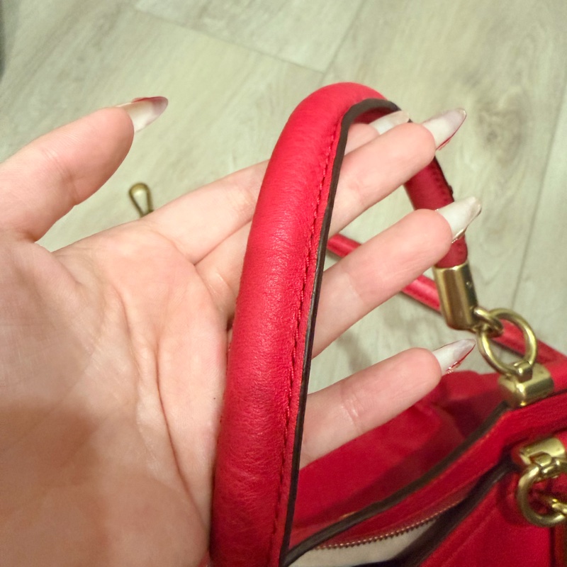 桃色coach托特包-13