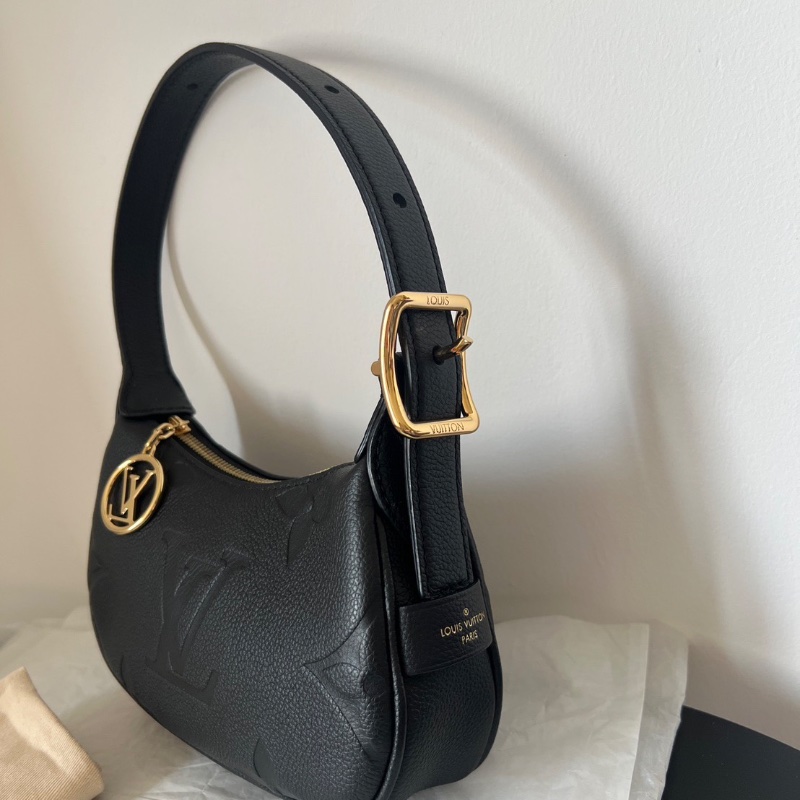 LV mini moon腋下包芯片款20.5*11cm 99新配件塵袋塵袋-6
