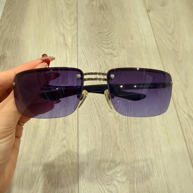 burberry紫色鏡面眼鏡-5