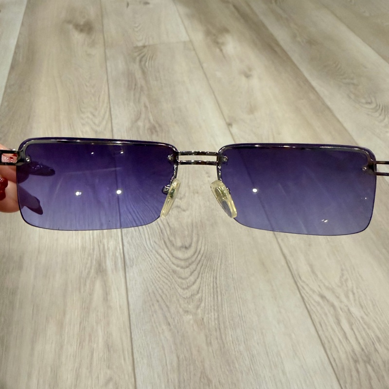 burberry紫色鏡面眼鏡-6