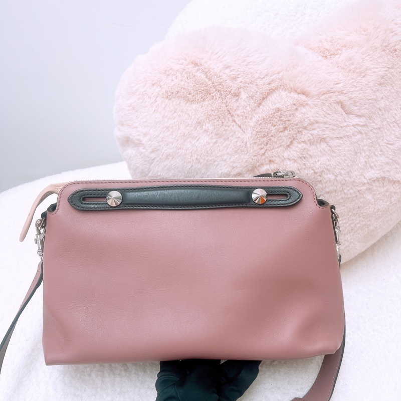Fendi by the way 粉色肩背包-4