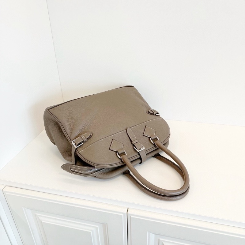Hermes Atlas 35 大象灰銀扣手提包 TC皮36*30*12  98新配件塵袋-5