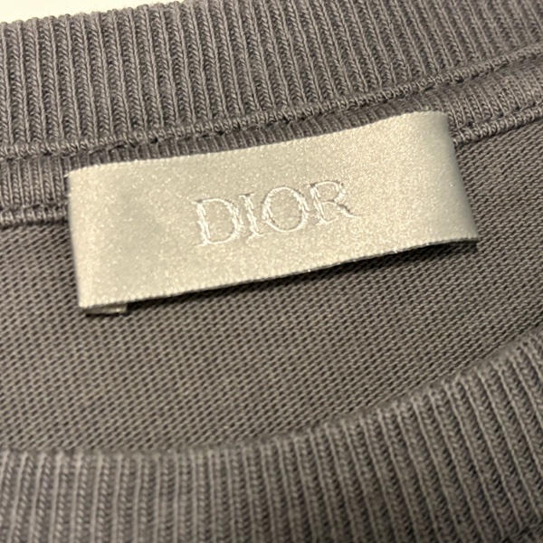 Dior 迪奧 95新短袖刺繡T恤 灰色 S-7