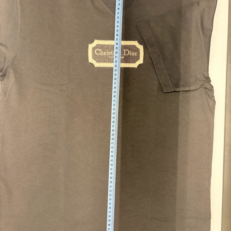 Dior 迪奧 95新短袖刺繡T恤 灰色 S-12
