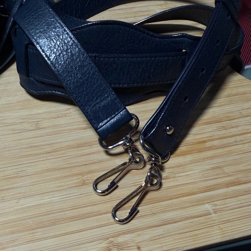 Balenciaga Mini City 深藍銀扣 迷你機車包 斜背肩背兩用 300295-11