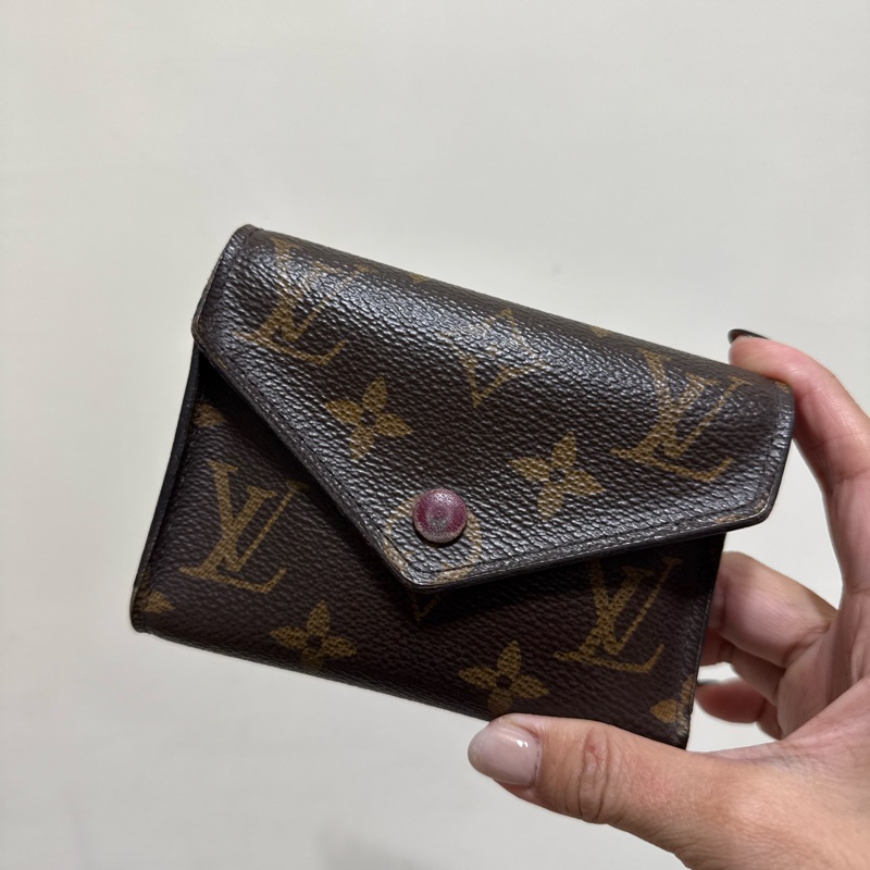 LV短夾（桃紅內裡）-0