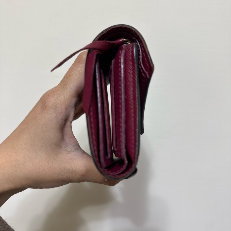 LV短夾（桃紅內裡）-7