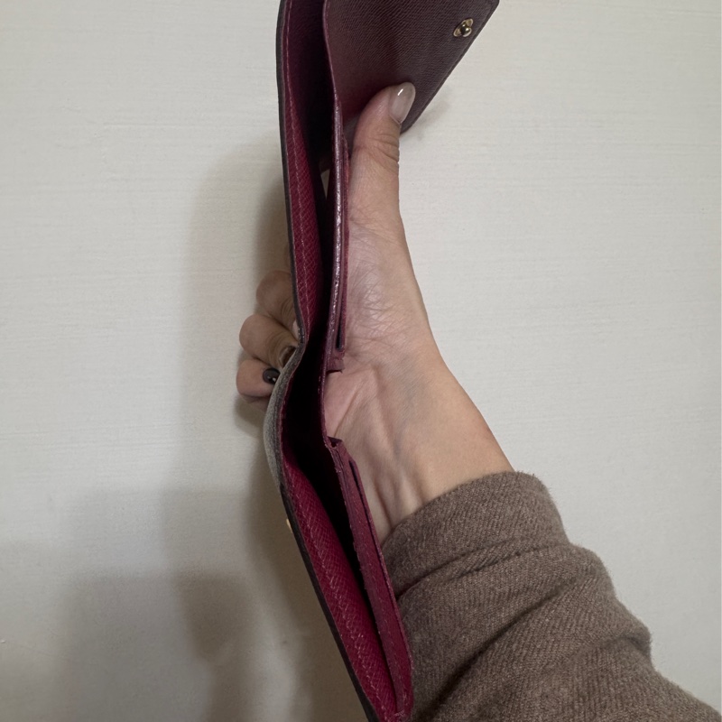 LV短夾（桃紅內裡）-19