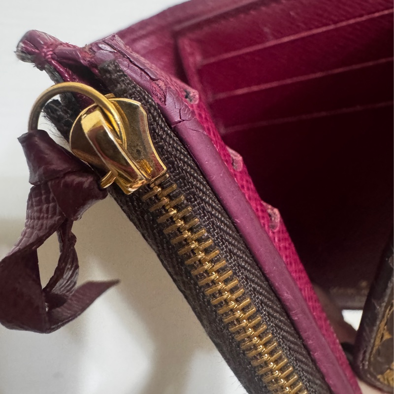 LV短夾（桃紅內裡）-20