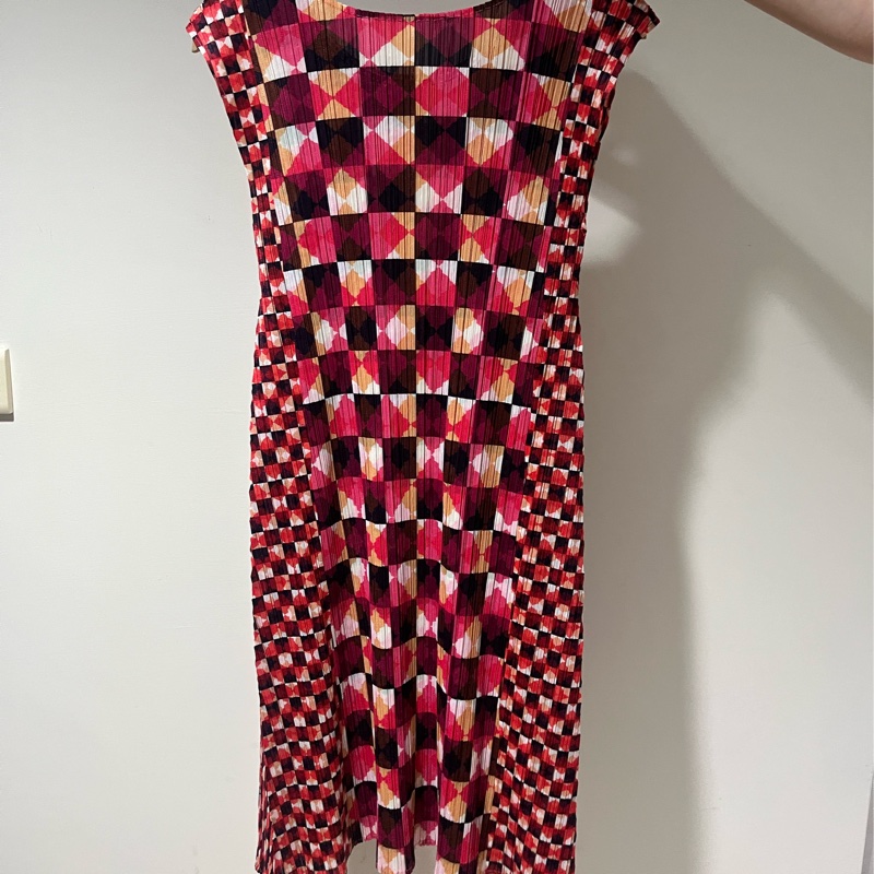三宅一生 Pleats Please 經典菱格幾何壓褶洋裝 (PP33-JH757)-6