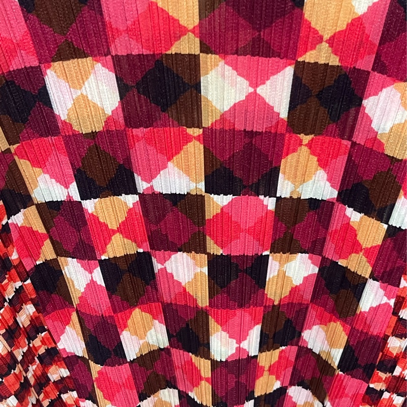 三宅一生 Pleats Please 經典菱格幾何壓褶洋裝 (PP33-JH757)-10