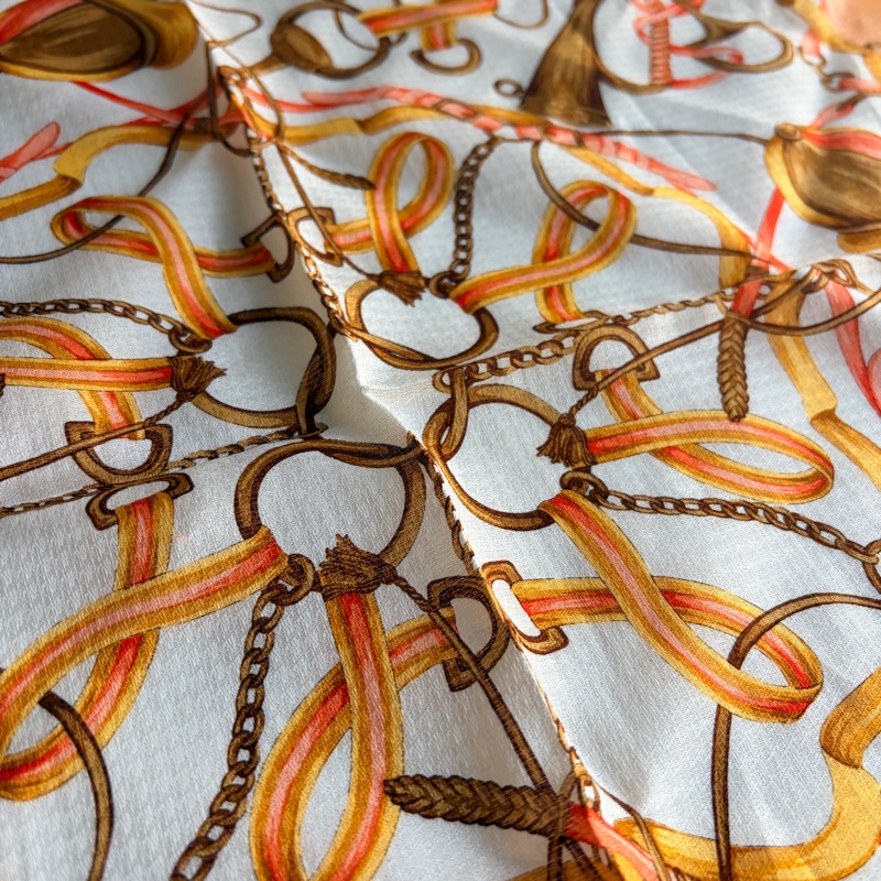 全新未使用 Celine 一套兩條棉質方巾禮盒 小領巾 圍巾 頭巾 日本製-15