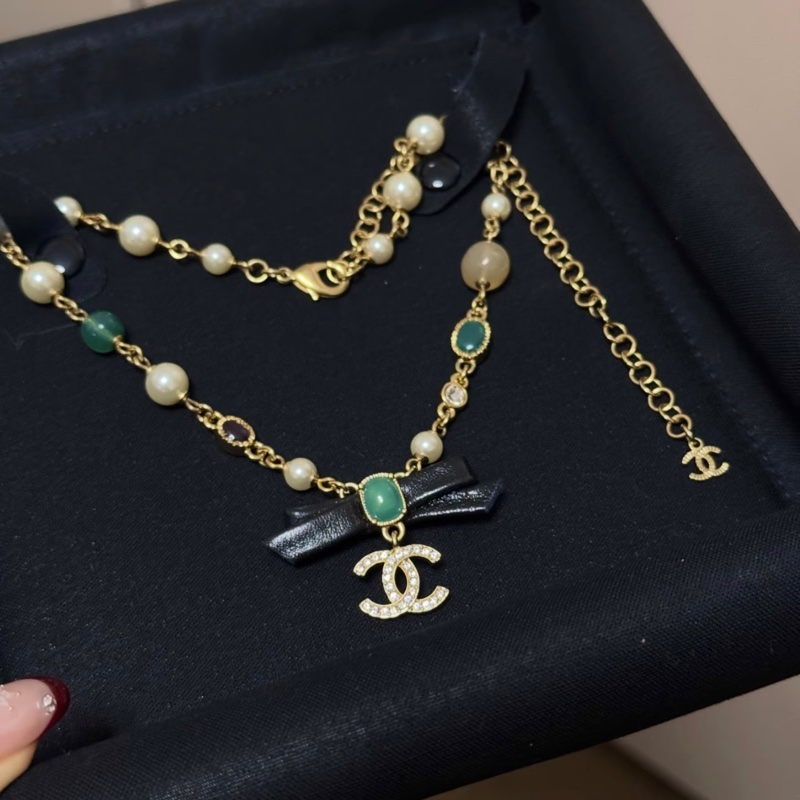 Chanel香奈兒高級手工坊復古風choker項鍊-0