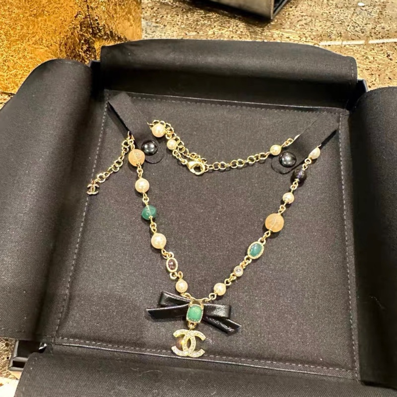 Chanel香奈兒高級手工坊復古風choker項鍊-3