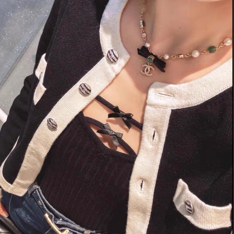 Chanel香奈兒高級手工坊復古風choker項鍊-4