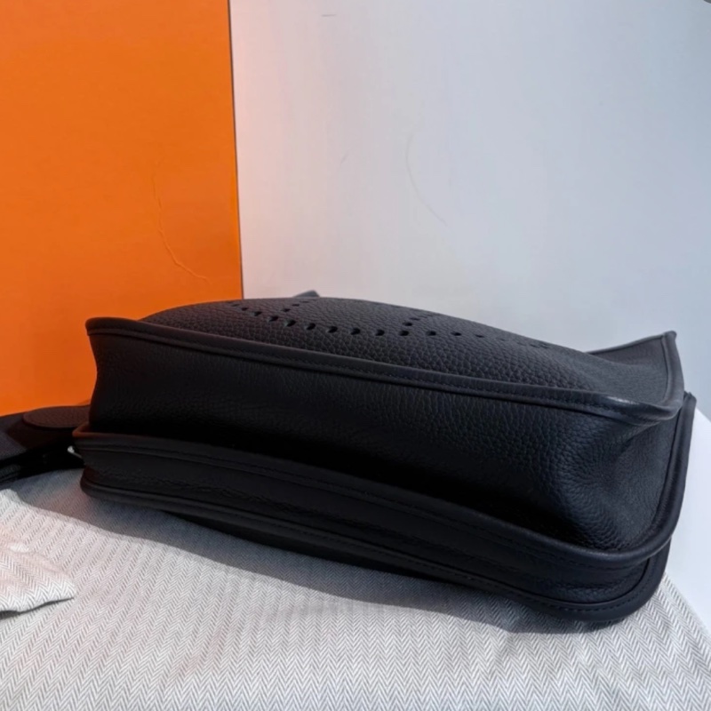 Hermes愛馬仕 Evelyne 29 黑銀扣 D刻 TC皮-4