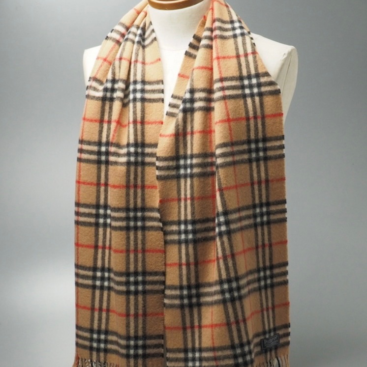 BURBERRY經典格紋羔羊毛圍巾✨-1