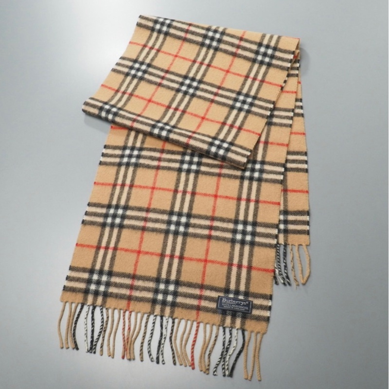 BURBERRY經典格紋羔羊毛圍巾✨-2