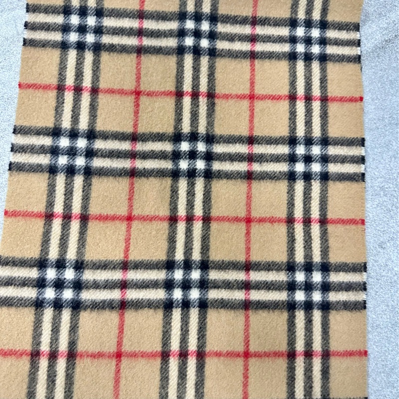 BURBERRY經典格紋羔羊毛圍巾✨-7