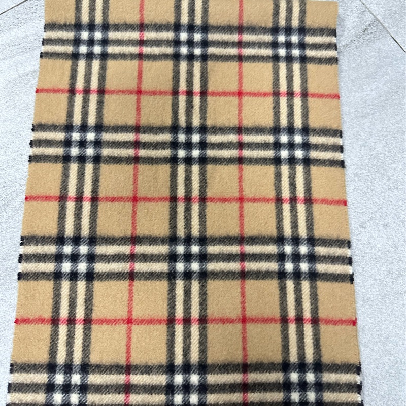 BURBERRY經典格紋羔羊毛圍巾✨-10