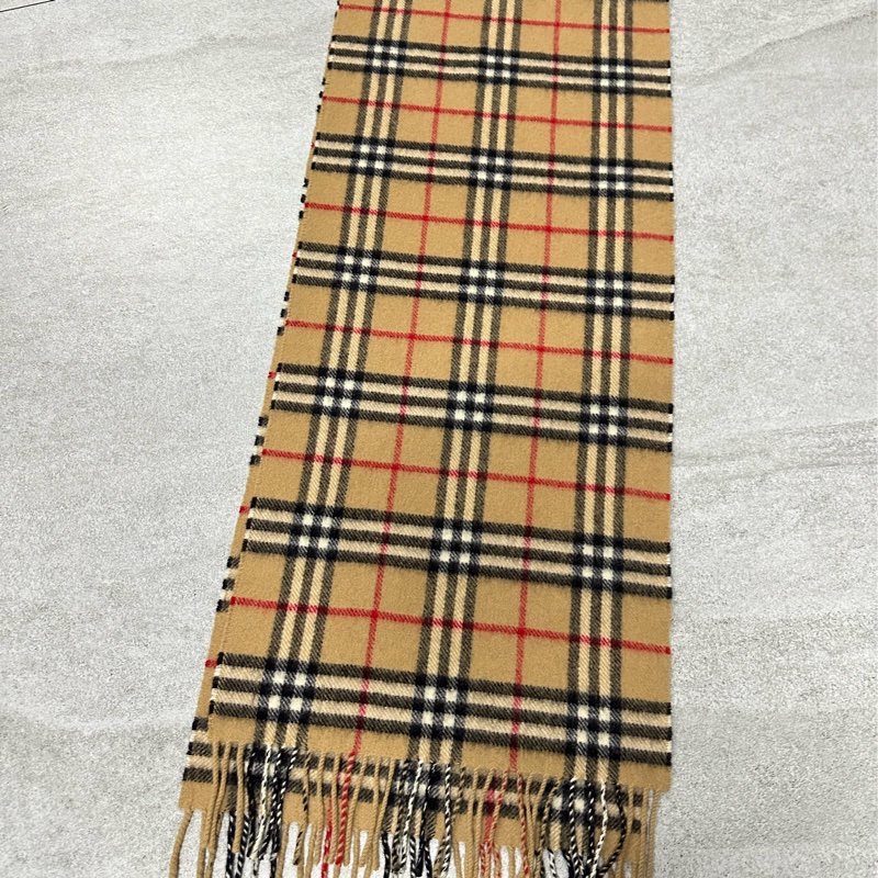 BURBERRY經典格紋羔羊毛圍巾✨-12