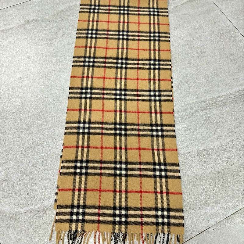 BURBERRY經典格紋羔羊毛圍巾✨-15