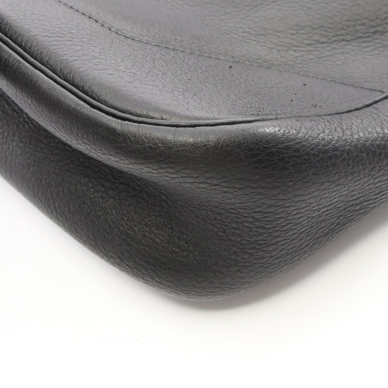 愛馬仕 Hermès Trim 31 單肩包,皮革,Evercolor 色,女士,黑色-7