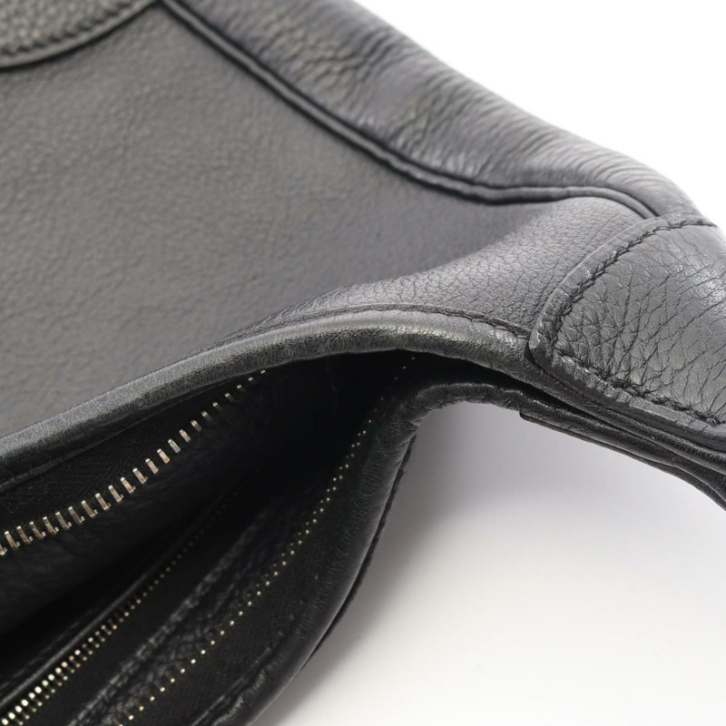 愛馬仕 Hermès Trim 31 單肩包,皮革,Evercolor 色,女士,黑色-9