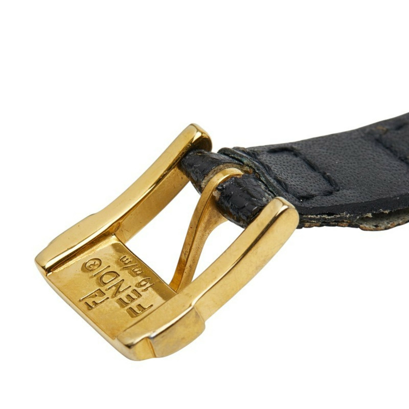 FENDI Chameleon腕錶，640L石英機芯，白色錶盤，不鏽鋼錶殼，皮革錶帶，5種顏色可選，可更換錶帶，女士款-4