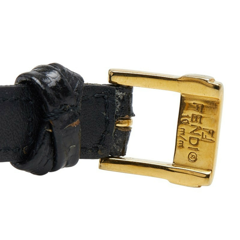 FENDI Chameleon腕錶，640L石英機芯，白色錶盤，不鏽鋼錶殼，皮革錶帶，5種顏色可選，可更換錶帶，女士款-7