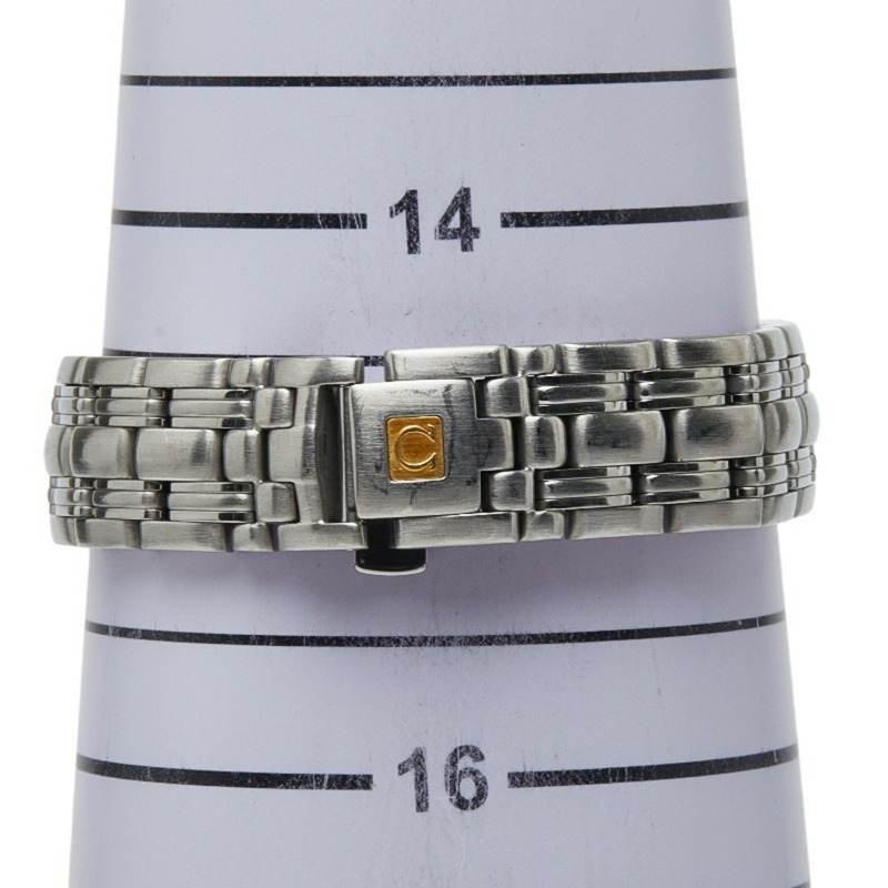 歐米茄海馬120石英腕錶，銀色錶盤，不鏽鋼錶殼，女款-6