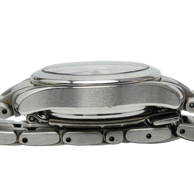 歐米茄海馬120石英腕錶，銀色錶盤，不鏽鋼錶殼，女款-5