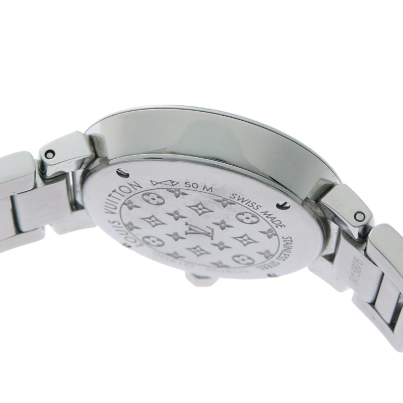 路易威登 Tambour Slim 8P 鑲鑽女錶 Q12MG-4