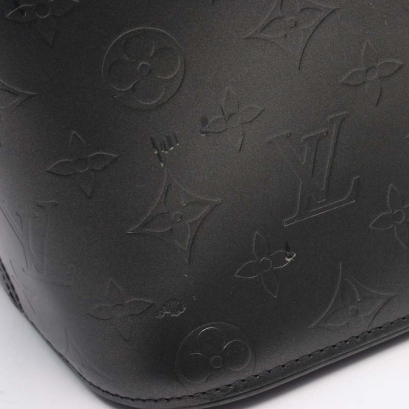 路易威登 Stockton 手提包,Monogram Matte 皮革,女士,黑色,M55112-7