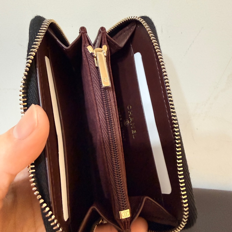 Chanel  加大款 ㄇ字 零錢包 卡包 短夾-9