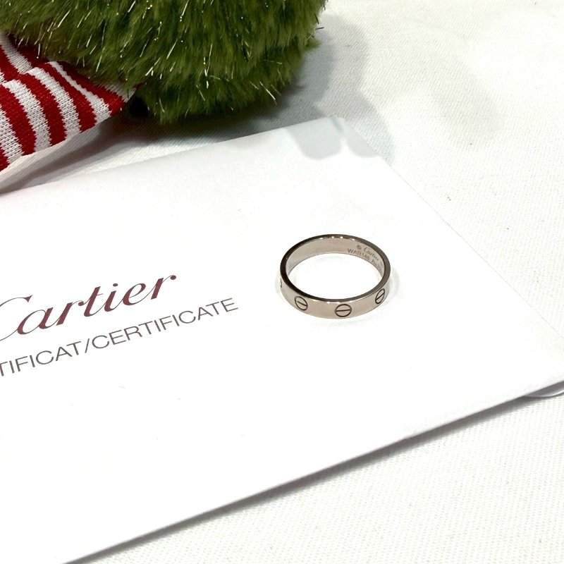 CARTIER LOVE系列白金戒指-3