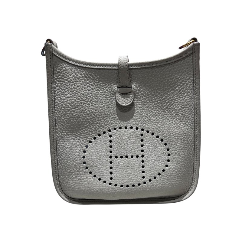 HERMÈS 愛馬仕 Evelyne 16 TPM Togo 米灰色 金扣-0