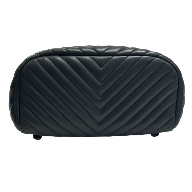 CHANEL 香奈兒 BLACK URBAN SPIRIT BACKPACK 後背包 羊皮 黑色 銀扣-4