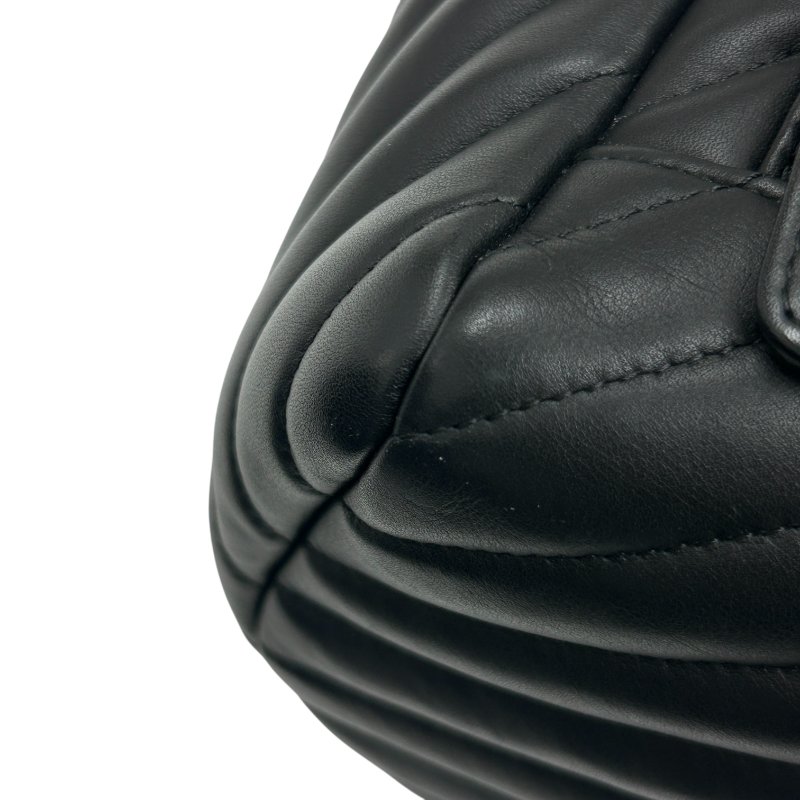 CHANEL 香奈兒 BLACK URBAN SPIRIT BACKPACK 後背包 羊皮 黑色 銀扣-6