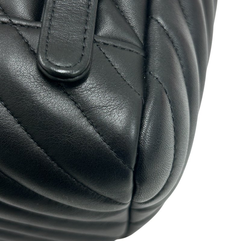 CHANEL 香奈兒 BLACK URBAN SPIRIT BACKPACK 後背包 羊皮 黑色 銀扣-7