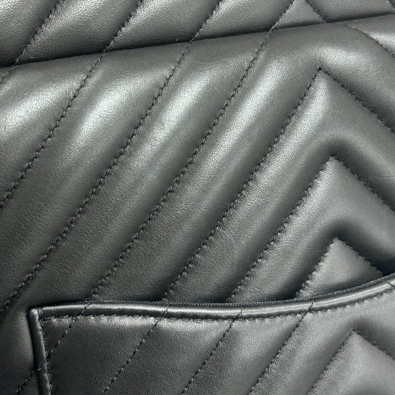CHANEL 香奈兒 BLACK URBAN SPIRIT BACKPACK 後背包 羊皮 黑色 銀扣-11
