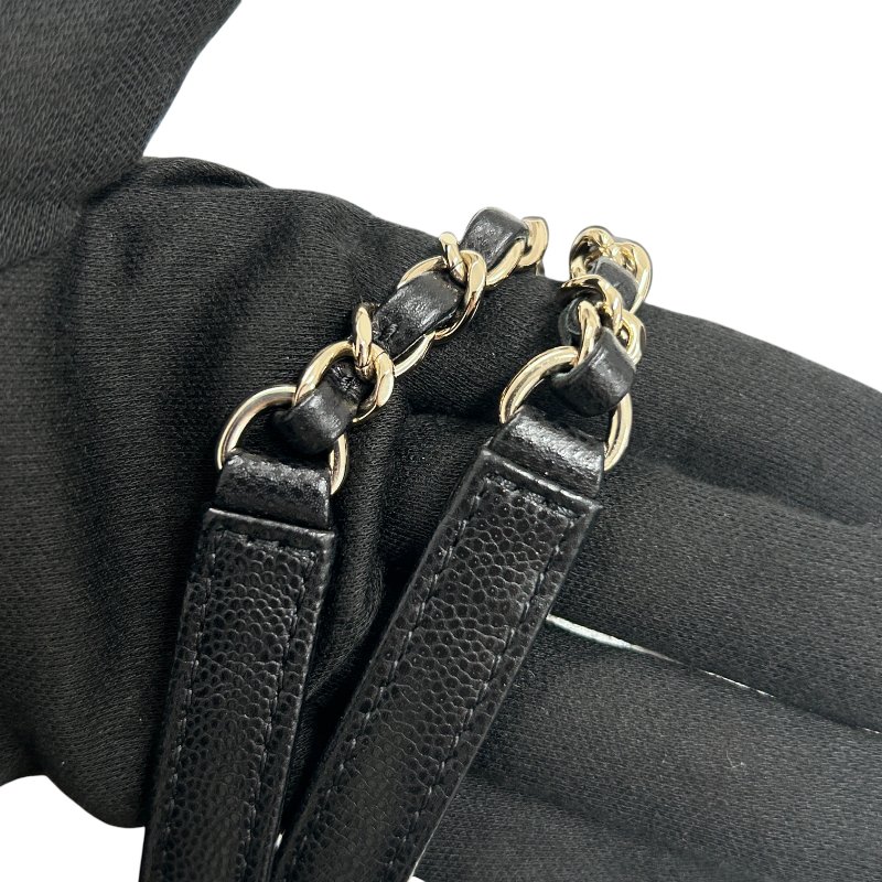 CHANEL 香奈兒 URBAN SPIRIT BACKPACK 菱格荔枝皮翻蓋後背包 手提肩背 牛皮 黑色 金扣-11