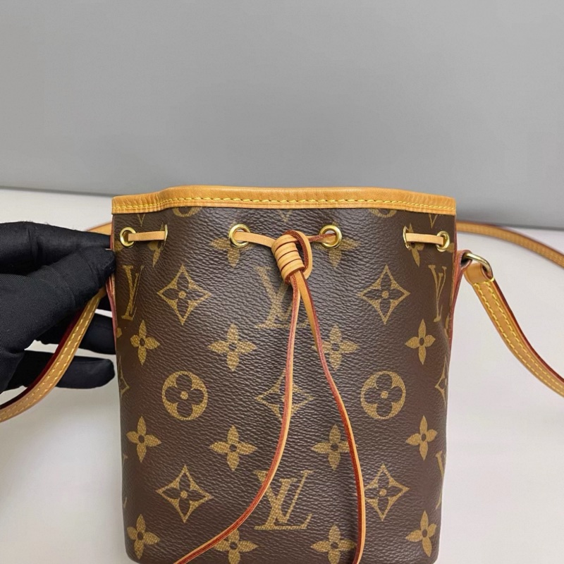 LV路易威登Nano Noe老花迷你小水桶-4
