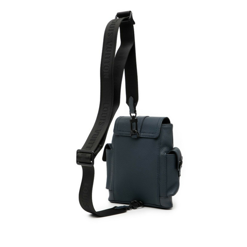 路易威登 Christopher XS 肩背包/斜背包 M58494 海軍藍 Taurillon 皮革 男士 LOUIS VUITTON-1