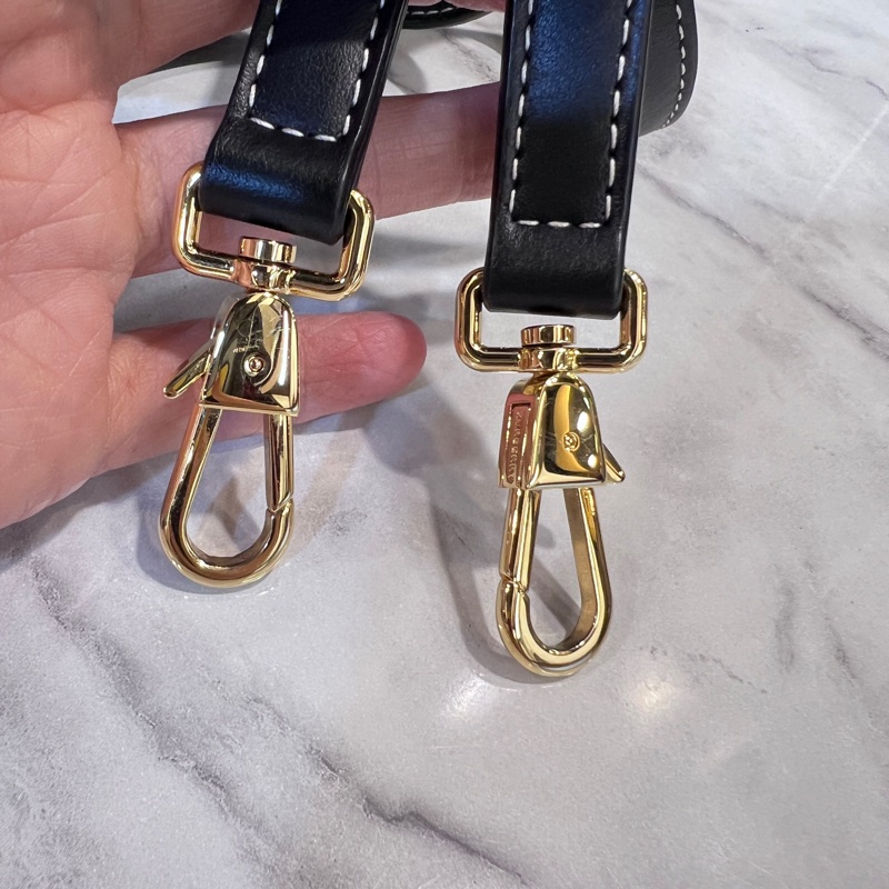 Burberry 經典格紋金釦Freya迷你手提斜背包-14