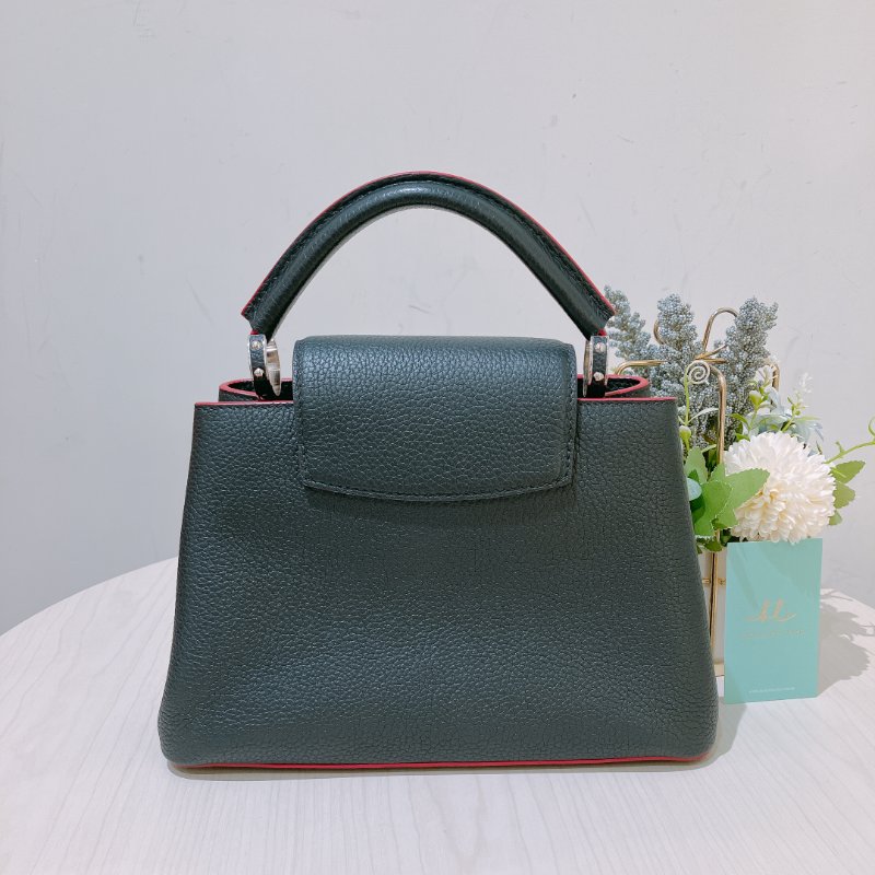 TK1944 路易威登 小牛皮 手提/斜孭袋 Louis Vuitton Capucines BB Shoulder Bag Calfskin Navy x Pink-2