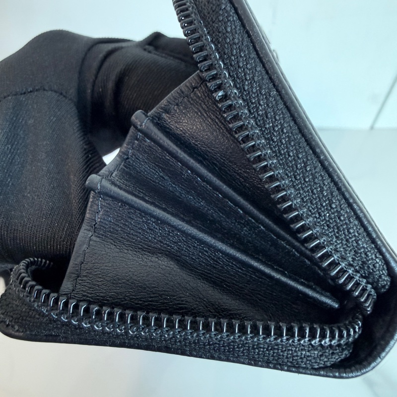 Chanel✨Boy 荔枝紋卡包零錢包-25