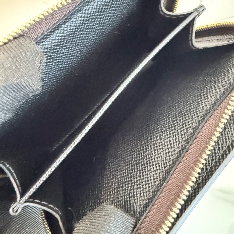 Louis Vuitton✨芯片版 M81461 Lou錢包卡包雙色帆布拉鍊錢包-10